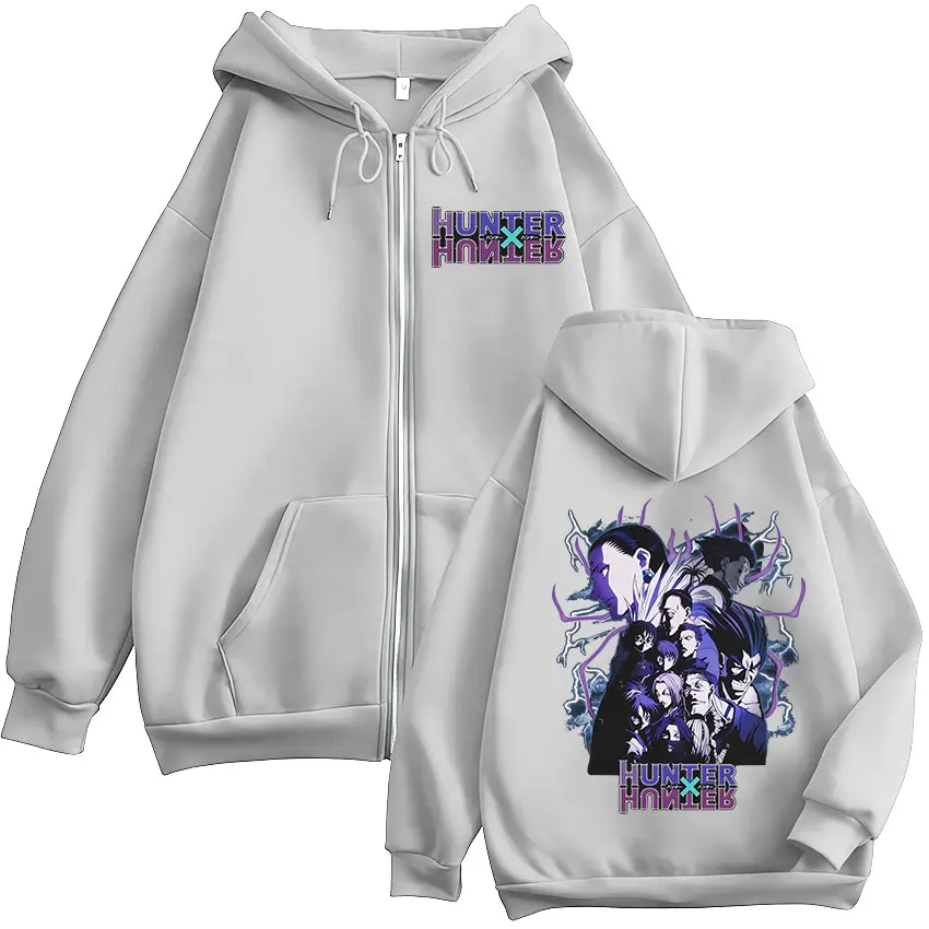أنيمي هنتر X هنتر سستة هوديس العنكبوت فانتوم فرقة عضو مانغا الرجال النساء طويلة الأكمام زمم بلوزات جاكيتات معطف