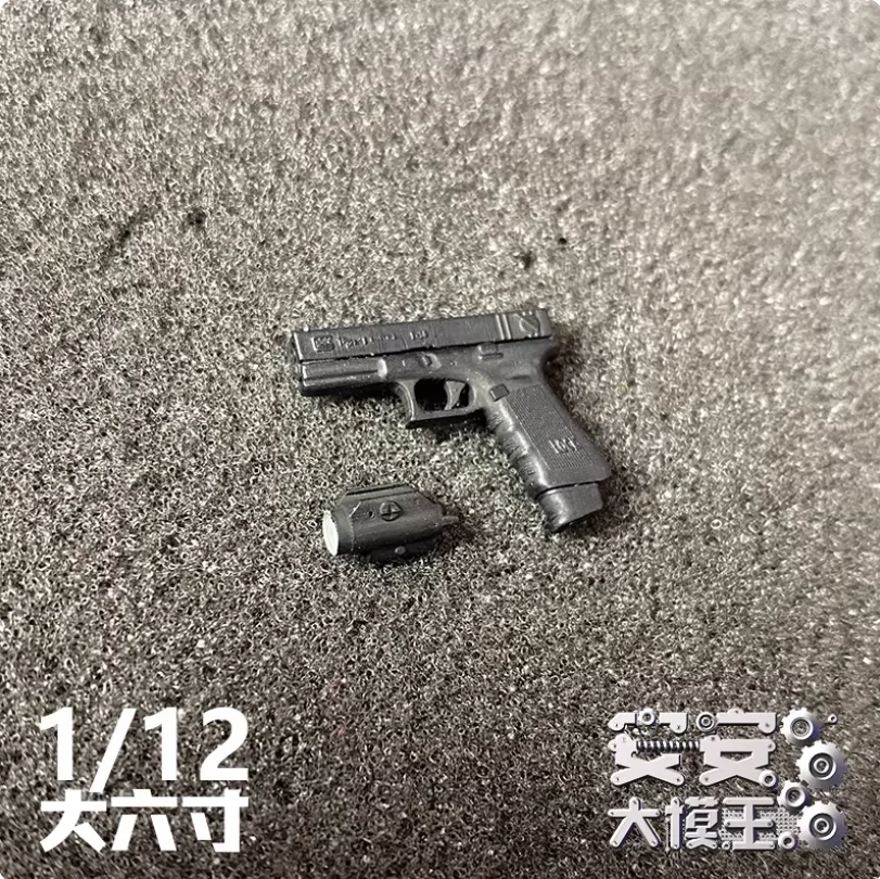 1/12 Soldier Toy Mini G18 Gun Resin Fit 6'' Action Figure Doll Body DIY Accessories Model In Stock