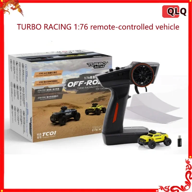 

Turbo Racing 1:76 Remote-controlled Desktop Climbing Offroad Vehicle C81 Small Car Full Scale Off-road Mini Rc Model Vehicle Rtr