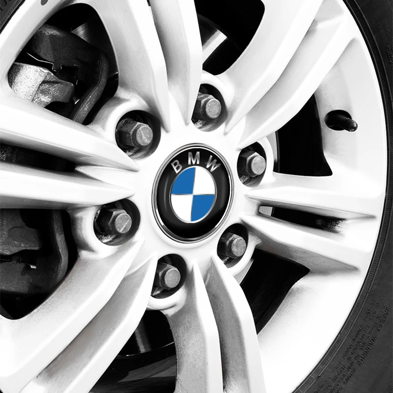 4pcs Car Wheel Center Hub Cap Sticker Car Accessories for BMW M Performance X1 X2 X3 X5 X4 X6 X7 G30 G20 G32 G11 G12 F40 F30 F2