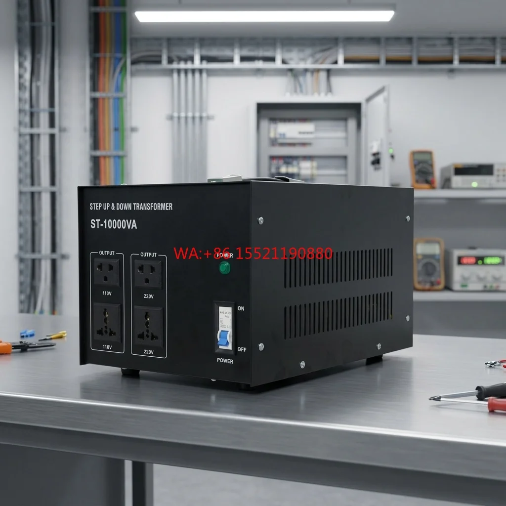 Transformer 50Hz Step Up/Down Converter for Industrial Use KEPAI ST-10KVA Factory Direct 220V to 110V Single Phase Copper Power
