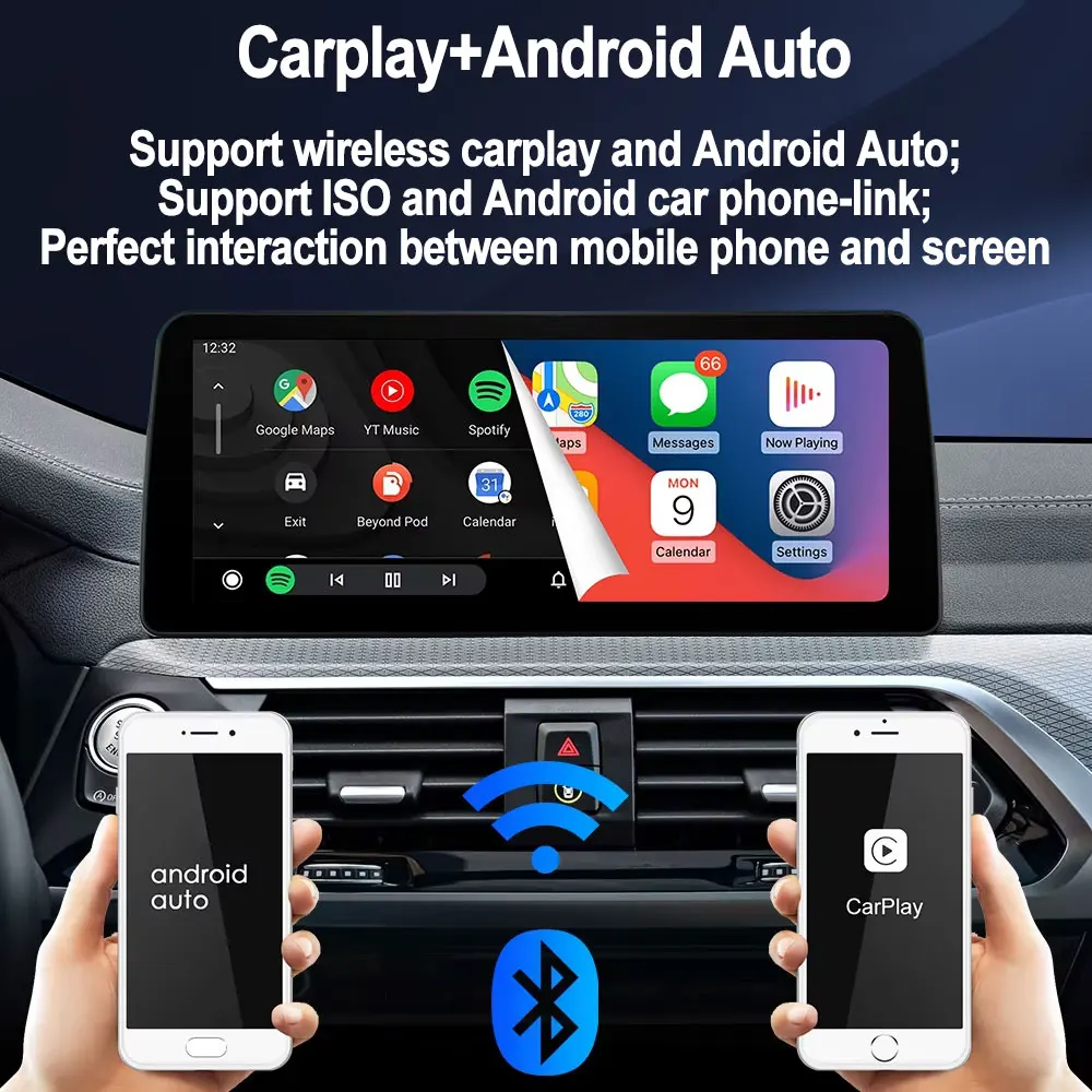 أندرويد 13 راديو السيارة لمازدا 3 Axela BM 2014-2019 Carplay Autoradio 12.9 بوصة مشغل وسائط متعددة ستيريو لتحديد المواقع والملاحة السيارات 5G