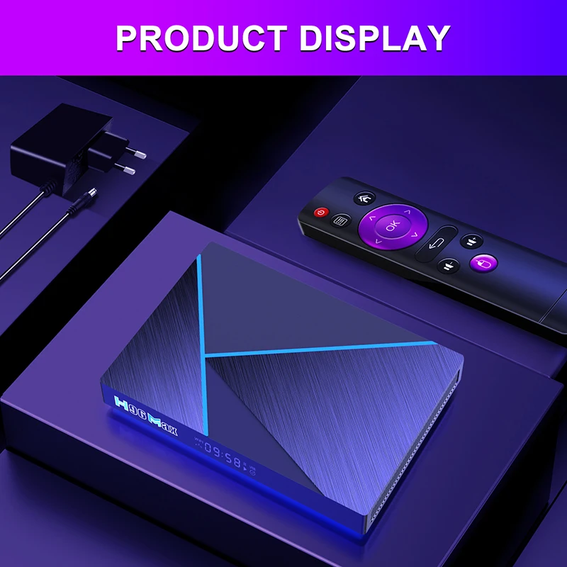 Smart TV Box H96 Max V56 Android 12 RK3566 Quad Core 2,4G/5G Wifi BT4.0 Media Player Home Android Set Top Box