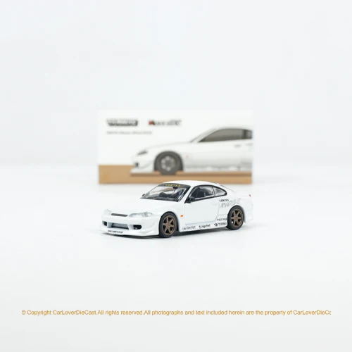 

Tarmac Works 1:64 Silvia S15 White Metallic Model Car