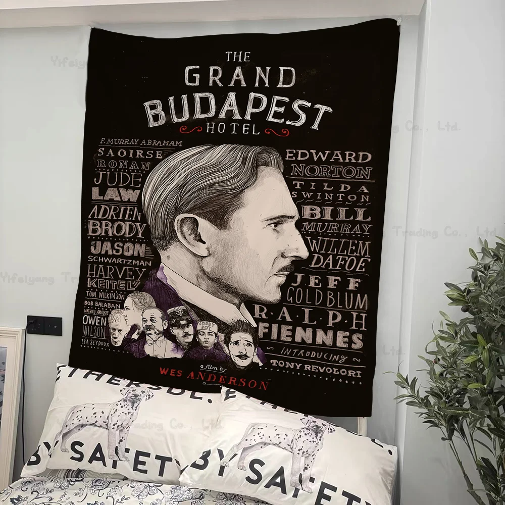 

The Grand Budapest Hotel Movie Printed Large Wall Tapestry Art Science Fiction Room Home Decor Decor Blanket