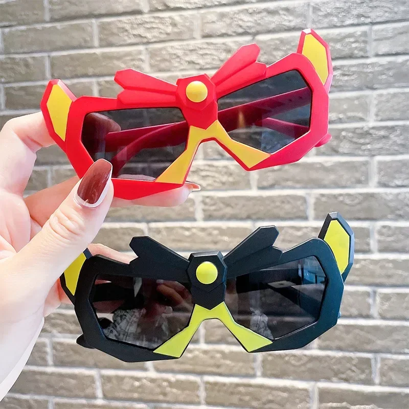 Children Cute Cartoon Personality SunglassesStreet Shooting UV400 Boys Outdoor Sun Protection Glasses Kid Classic Eyewear