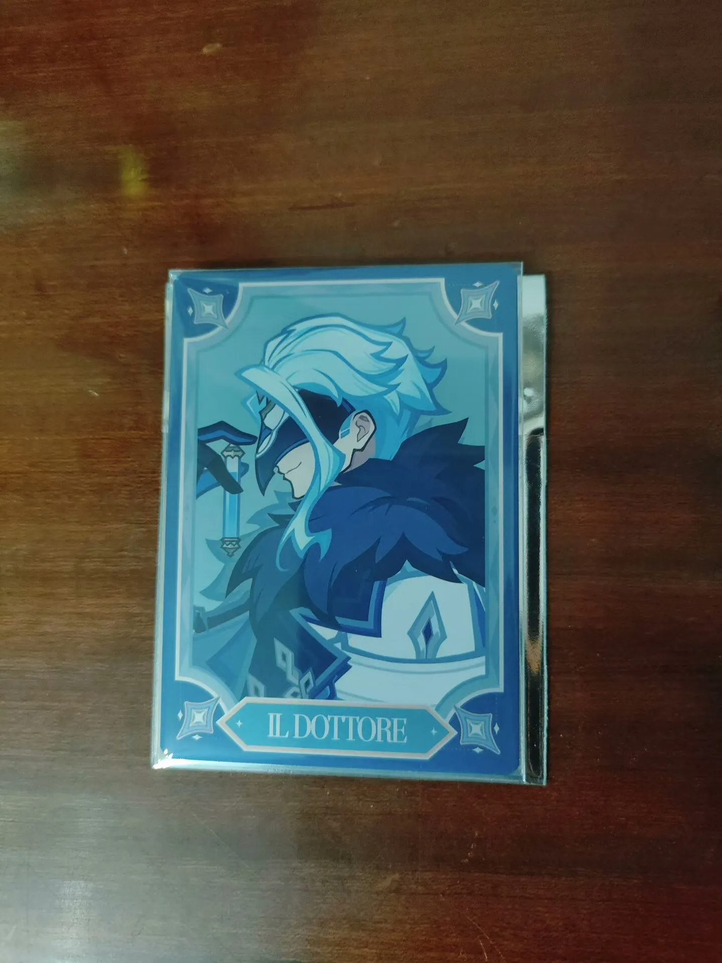 

In Stock Genshin Impact Frost Trace Flame Fatui Dottore Photo Card