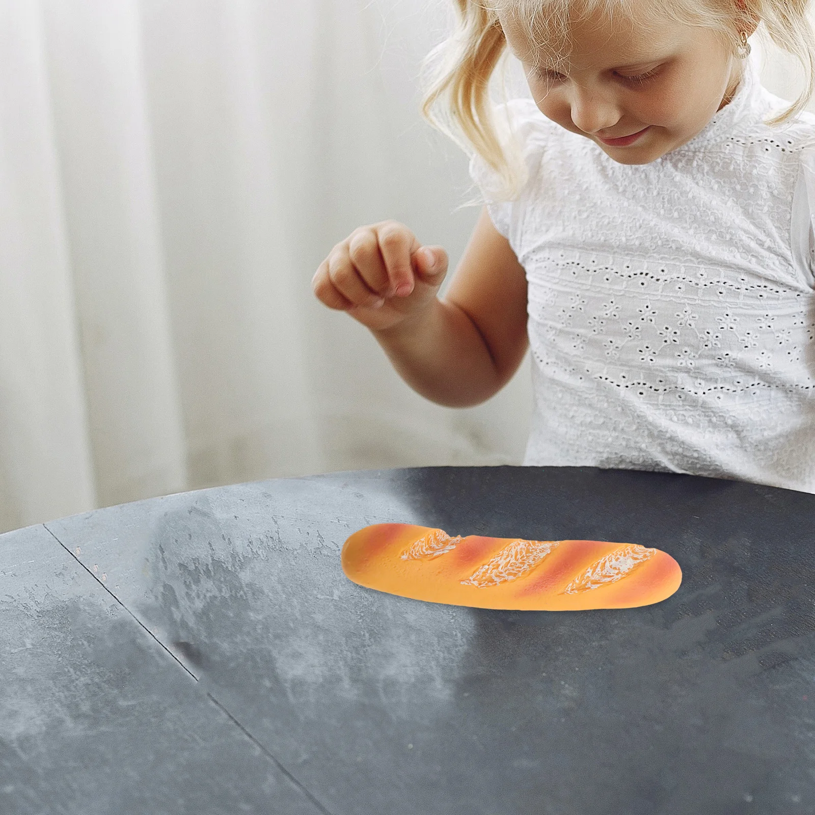 Pane realistico morbido spremere antistress Fidget sensoriale Squishy per bambini adulti Decompressione gioca con il cibo