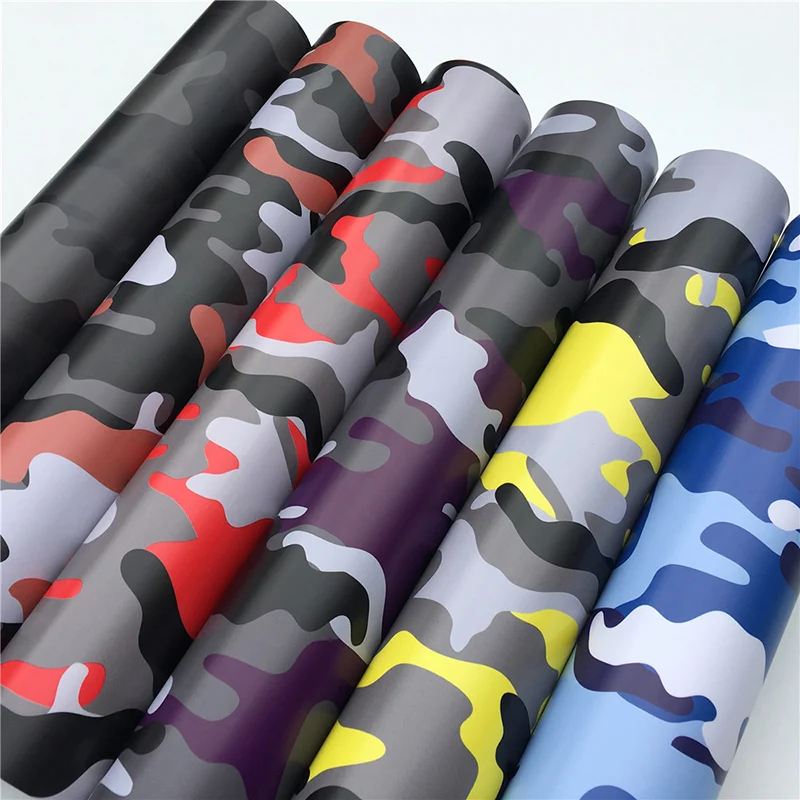 7 Kinds Waterproof Camo Vinyl Wrap Car Modification Motorcycle Decal Mirror Phone Laptop DIY Styling Camouflage Sticker Film PVC