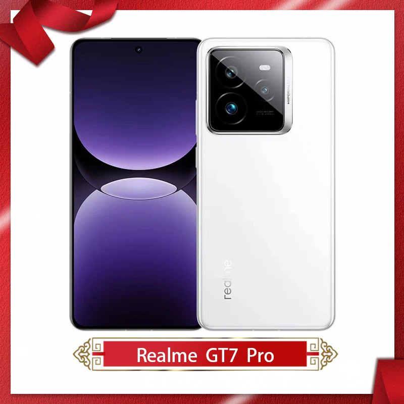 هاتف محمول Realme GT7 Pro 5G غير مقفول Snapdragon 8 Elite شاشة Eco2 مقاس 6.78 بوصة 120 هرتز 50 ميجابكسل 6500 مللي أمبير في الساعة 120 وات شحن فلاش OTA NFC