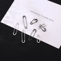 Wholesale 925 Sterling Silver Pin Earrings New Fashion Hip HopCool Handsome Men and Women Clip Ear Stud Jewelry