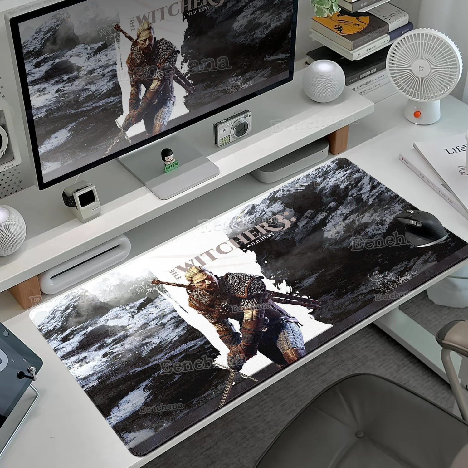 Large Gaming T-The Witchers Keyboard Mouse Pad Game Cabinet Deskmats Mausepad HD Extended Pads XXL Playmat Big Gamer Accessories