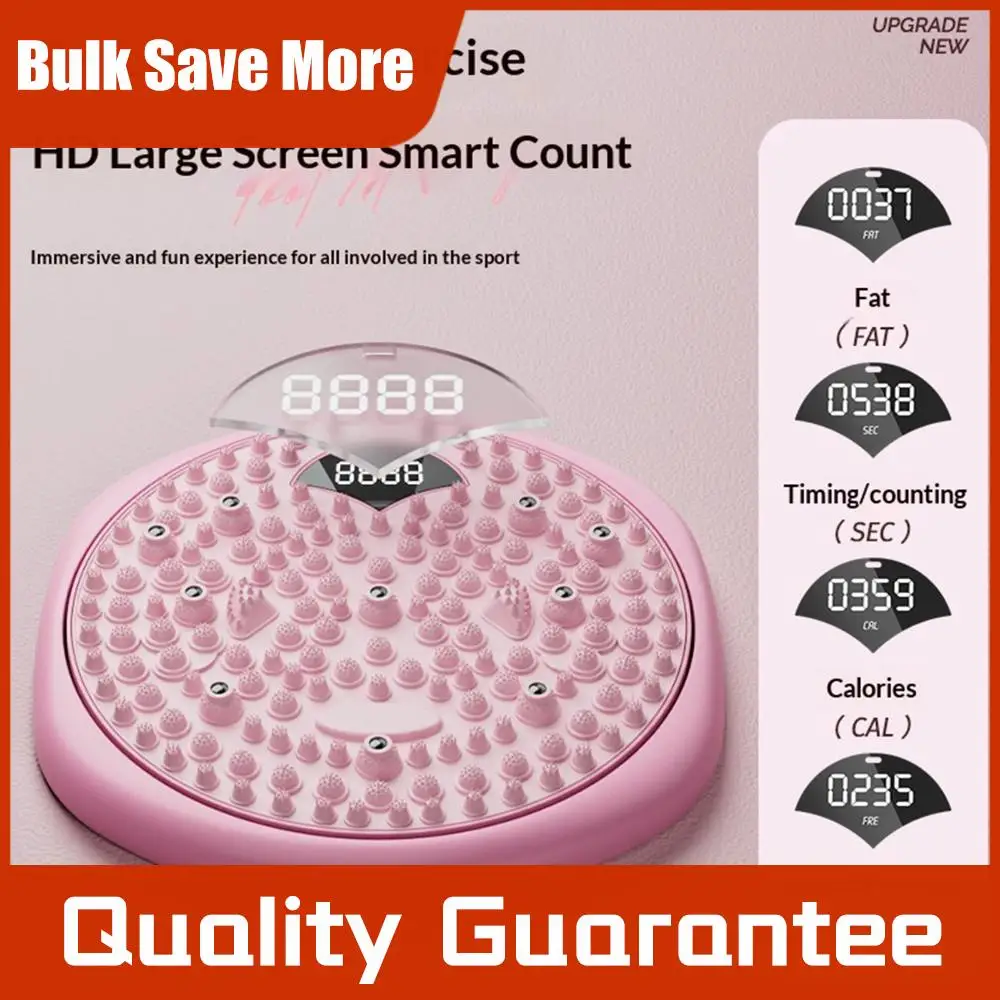 

Усовершенствованная вращающаяся платформа для талии с функцией подсчета шагов, массажная доска для акупрессуры стоп, тренажер для похудения и домашних тренировок