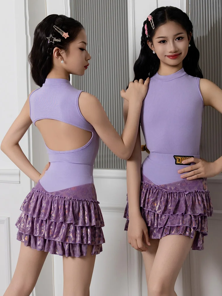 traje-de-practica-y-actuacion-de-baile-latino-para-ninas-dnw-ropa-de-entrenamiento-infantil-falda-con-volantes-manga-corta
