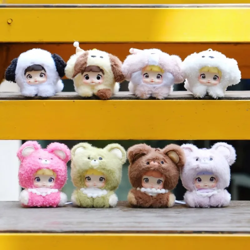 

In Stock Nommi Baby Series Blind Box V4 Vinyl Plush Dolls Trendy Bag Charm Pendant Cartoon Decor Toys Adult Kids Birthday Gift