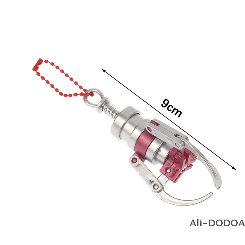 سبيكة الربيع مخلب كليب DIY بها بنفسك لعبة لعبة تحصيل ممر مخلب آلة بيع المفاتيح قلادة #6