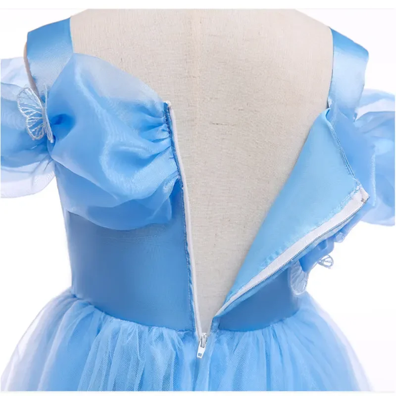 Cossky Aschenputtel Cosplay Kostüm Kinder kleidung für Mädchen Kleid Prinzessin Kleid Geburtstags feier Halloween Karneval Kostüm