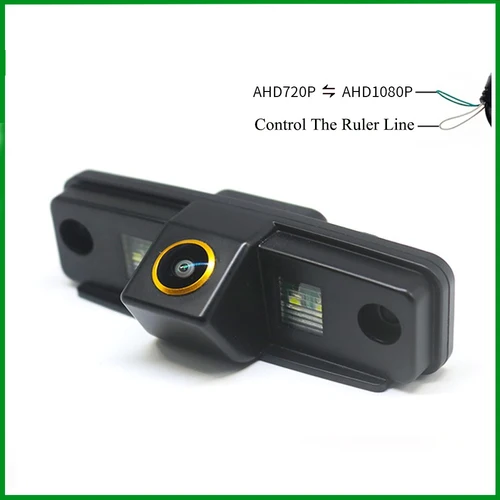 Imagen 2 del producto Cámara de marcha atrás HD ojo de pez para Subaru Impreza GD GG sedan 2005-2007 CCD, visión trasera impermeable, cámara de estacionamiento de respaldo