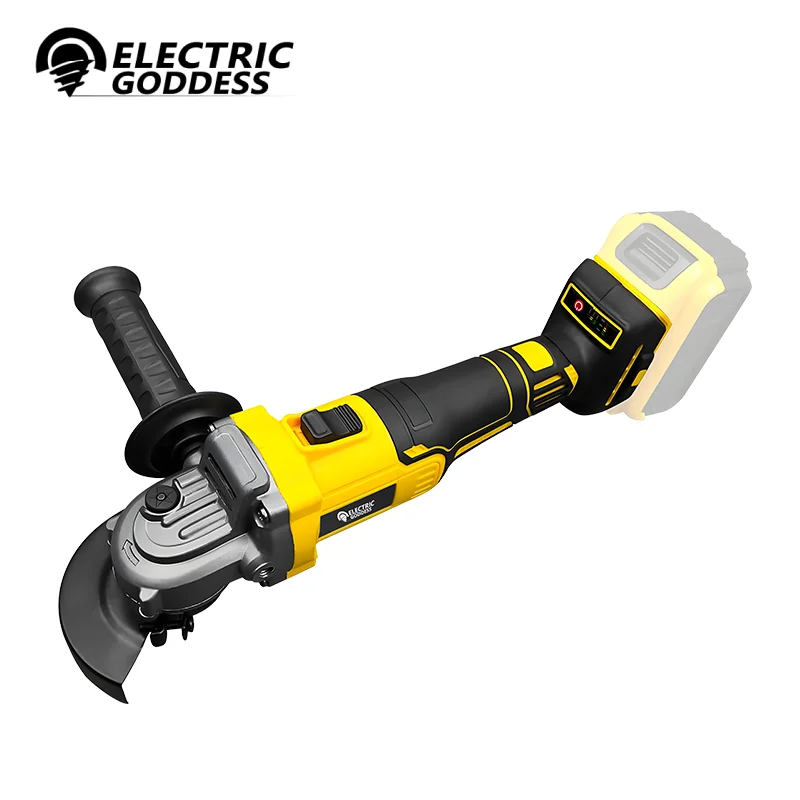 125mm 9000RPM Cordless Yellow Angle Grinder DCG407 Brushless Motor Lithium Battery Drive, Suitable For 20V DEWALY Battery