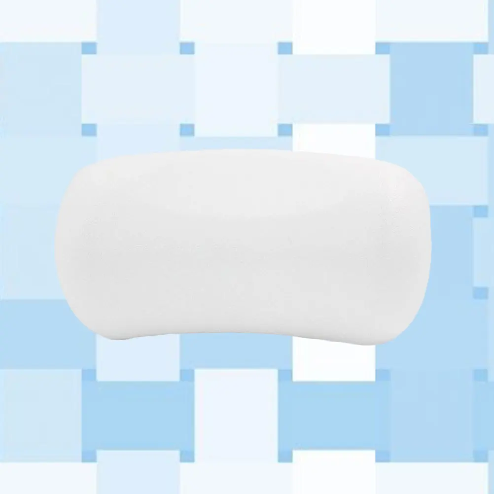 

Waterproof Bathtub Pillow Premium Pu Sponge Bath Neck Pillow With Large Suction Cups For Spa Bathing Relaxation Universal Fit