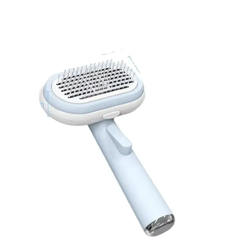 2024 Updated 2 Sided Detachable Deshedding Comb Tangles Hair Removing Bath Massage 5 in 1 Pet Grooming Kit