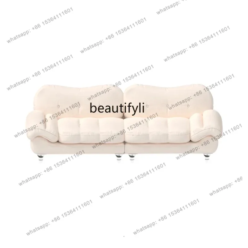 

56Cloud Sofa Double down Fabric Nordic Modern Light Luxury Living Room Small Apartment