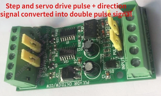 

Pulse + Direction Signal To Double Pulse Signal Stepping Servo Drive PLC5V24V Signal Industrial Control