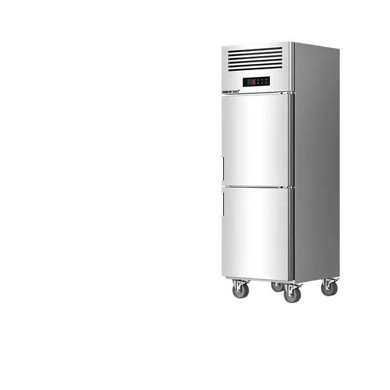 

Six-door refrigerator commercial freezer stainless steel vertical kitchen air-cooled and frozen large-capacity fresh-keeping