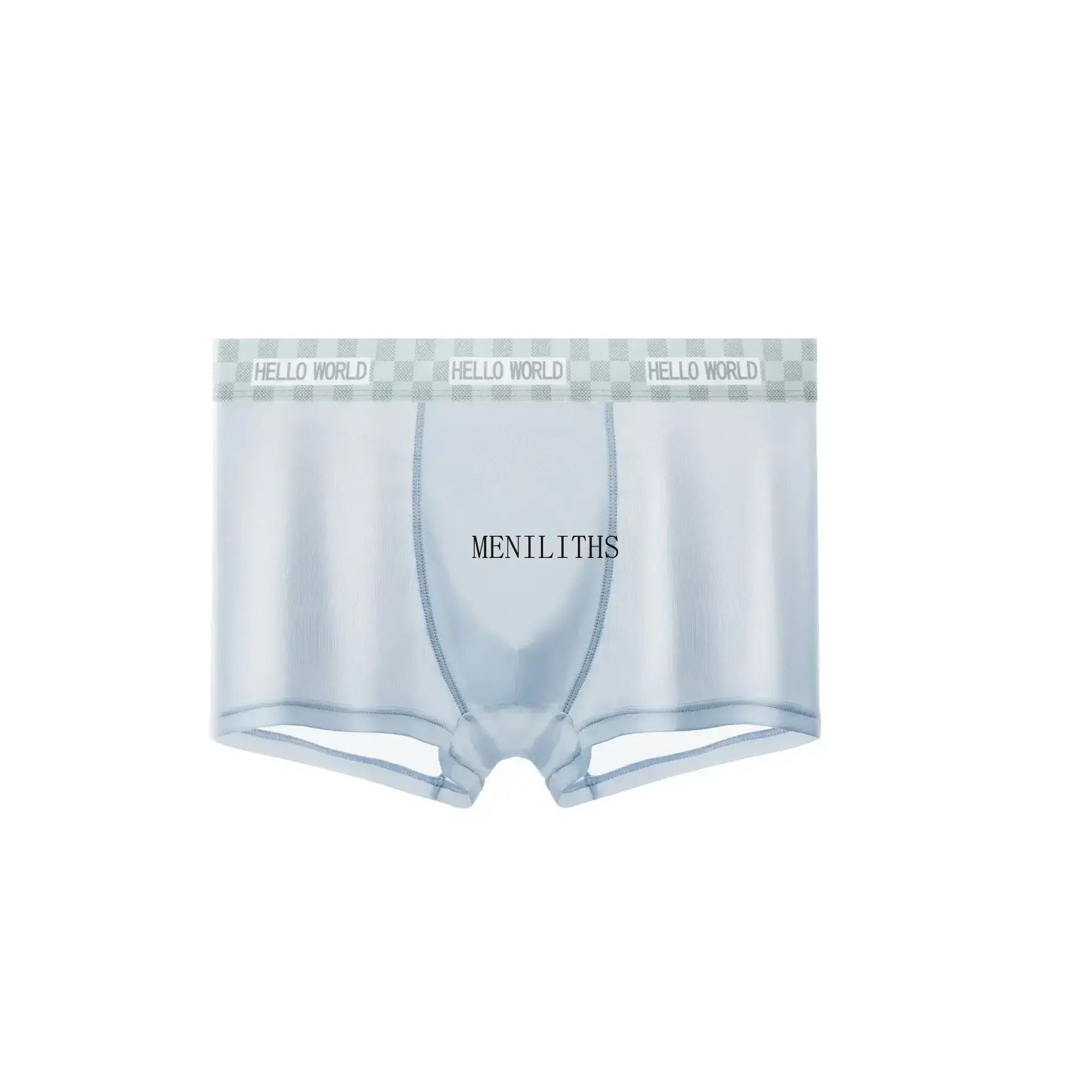 

Men's underwear Ice Silk Antibacterial inner gear Thin Quick-drying Breathable Cool feeling Light Thin Large Size Men's Boxers