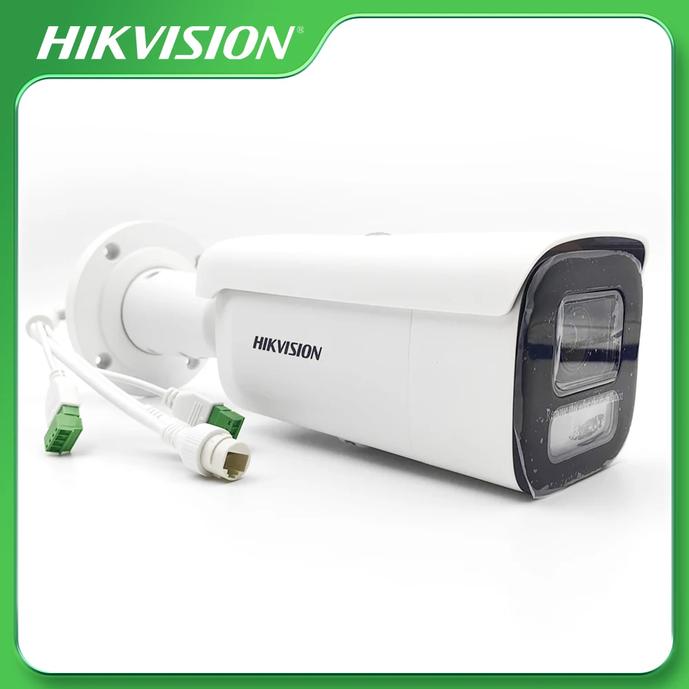 Original Hikvision 8MP 4K DS-2CD2687G2T-LZS ColorVu AcuSense 4X ZOOM Motorized Varifocal SD Slot POE Alarm I/O CCTV IP Camera