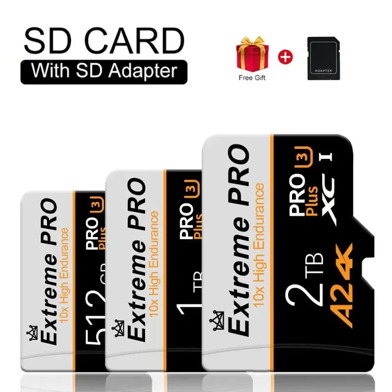 2TB Memory Card For Nintendo Switch 1TB V30 4K Micro Tf Sd Card 128GB 256GB 512GB Cartao De Memoria For Nintendo 64 Game