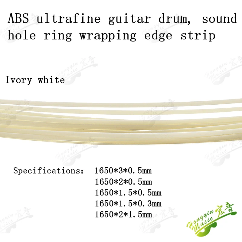 20 Stück Gitarren-Korpus-Binding Gitarren-Deckbrett Dekorative Linie ABS in Verschiedenen Farben – Detail 10
