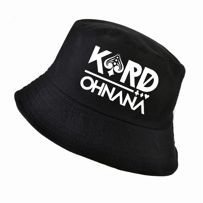 قبعة ألبوم Kpop KARD Oh NaNa لا تذكر بشعار K.A.R.D قبعة مطبوعة harajuku قبعات دلو للرجال والنساء قبعة صياد بنما K-pop