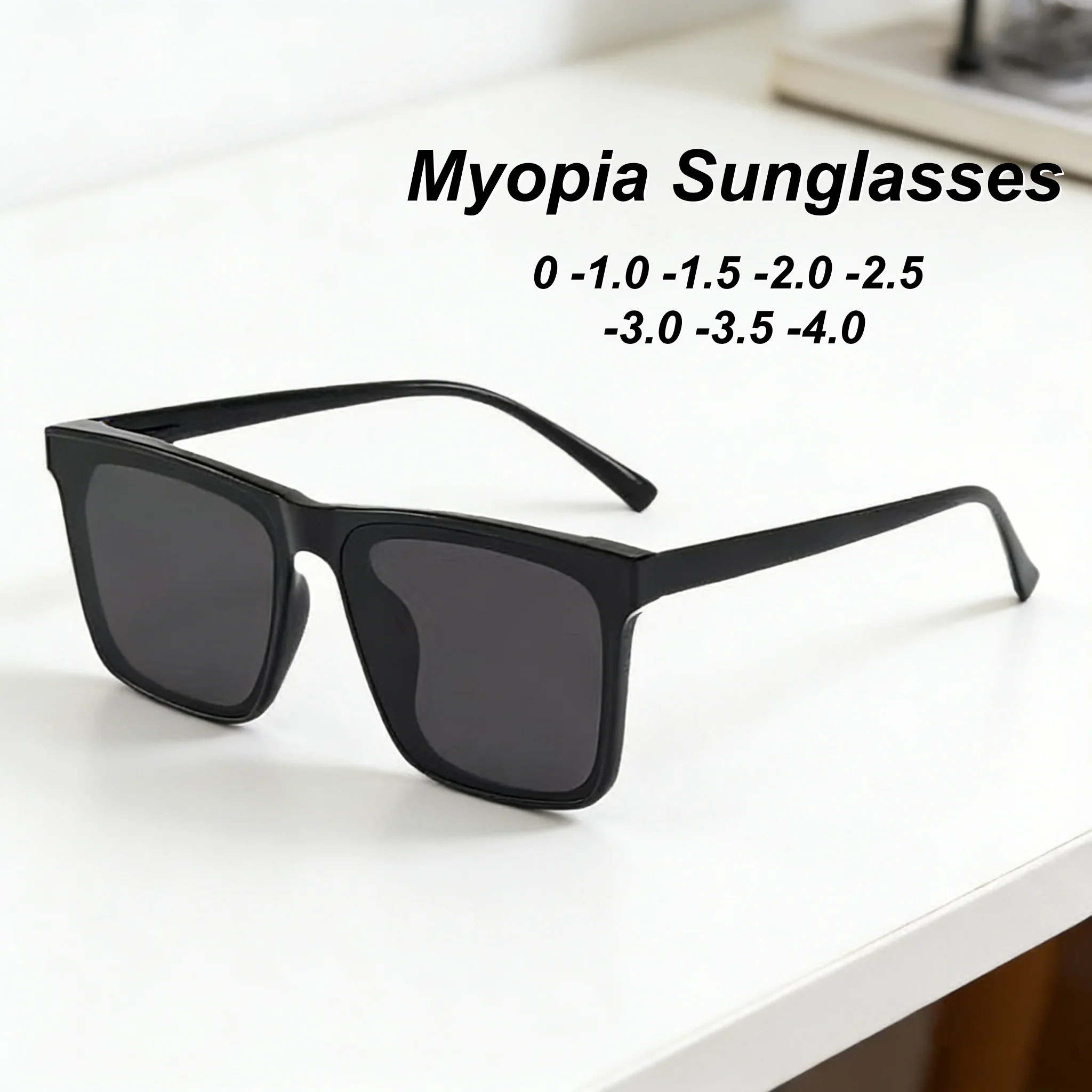 

2026 New Fashionable HD Luxury Square Frame Women's Myopia Glasses Outdoor Neutral High Quality Travel Sunscreen Glasses