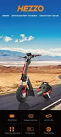 US Warehouse HEZZO F8 Electric Scooter 72v 8000W 100Km/h 50Ah Long Range Off Road Escooter 16Inch Foldable Motorbike With Seat