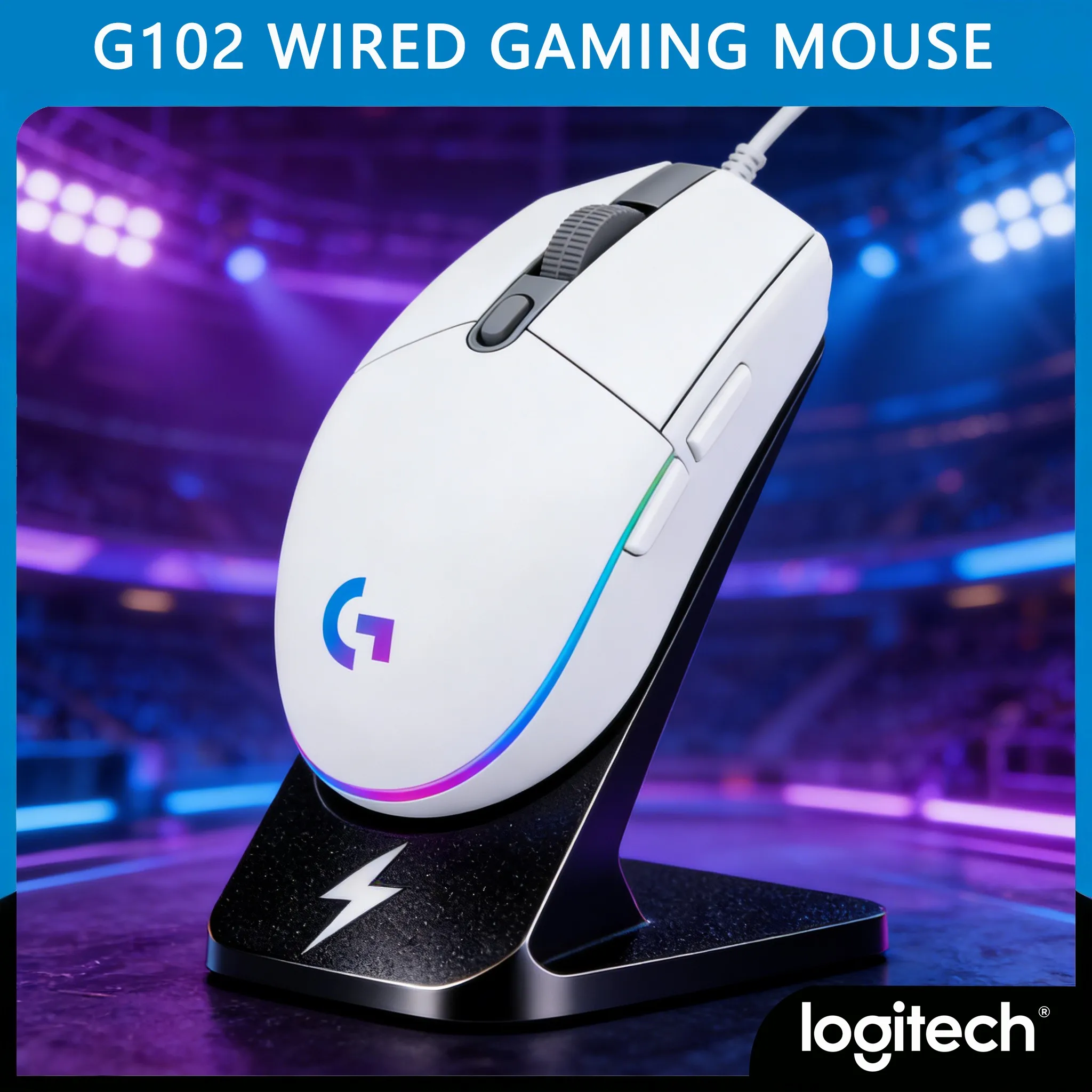

Logitech G102 — эргономичность премиум-класса для каждого пользователя