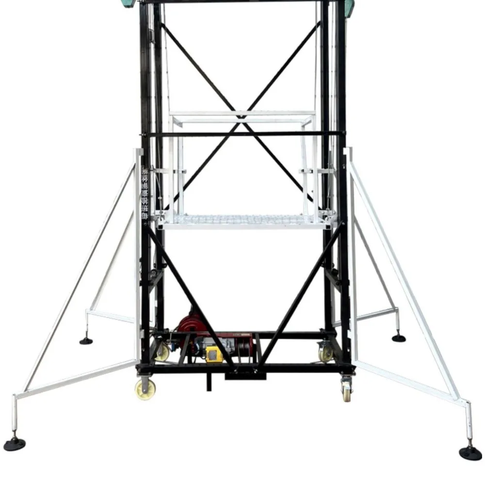 

Electric scaffolding folding lift hydraulic remote control lifting hoist