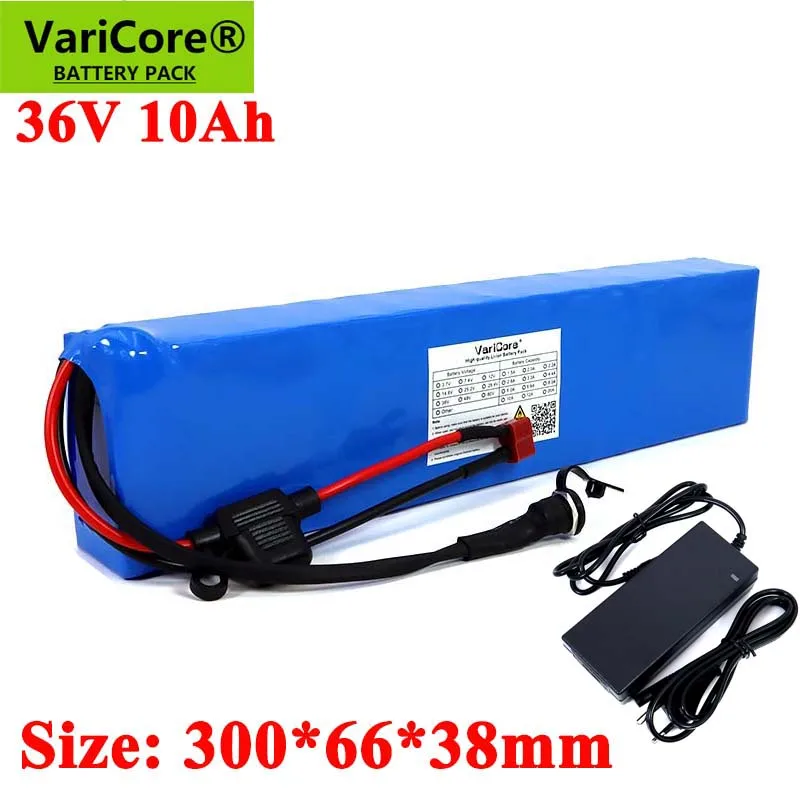 

36V 10.0Ah E-bike 18650 lithium battery pack Electric bicycles Scooter built-in 30A BMS and Fuse device 600W 42V Charger