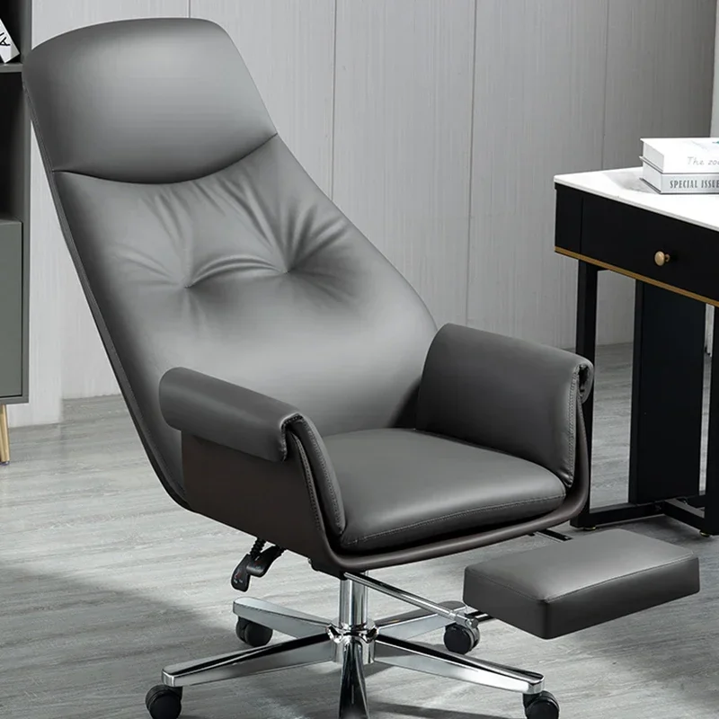 Luxury Boss Lounge Office Chair Modern Business Meetings Comfortable Reclining Office Chair Computer Sedentary Furniture FYOC