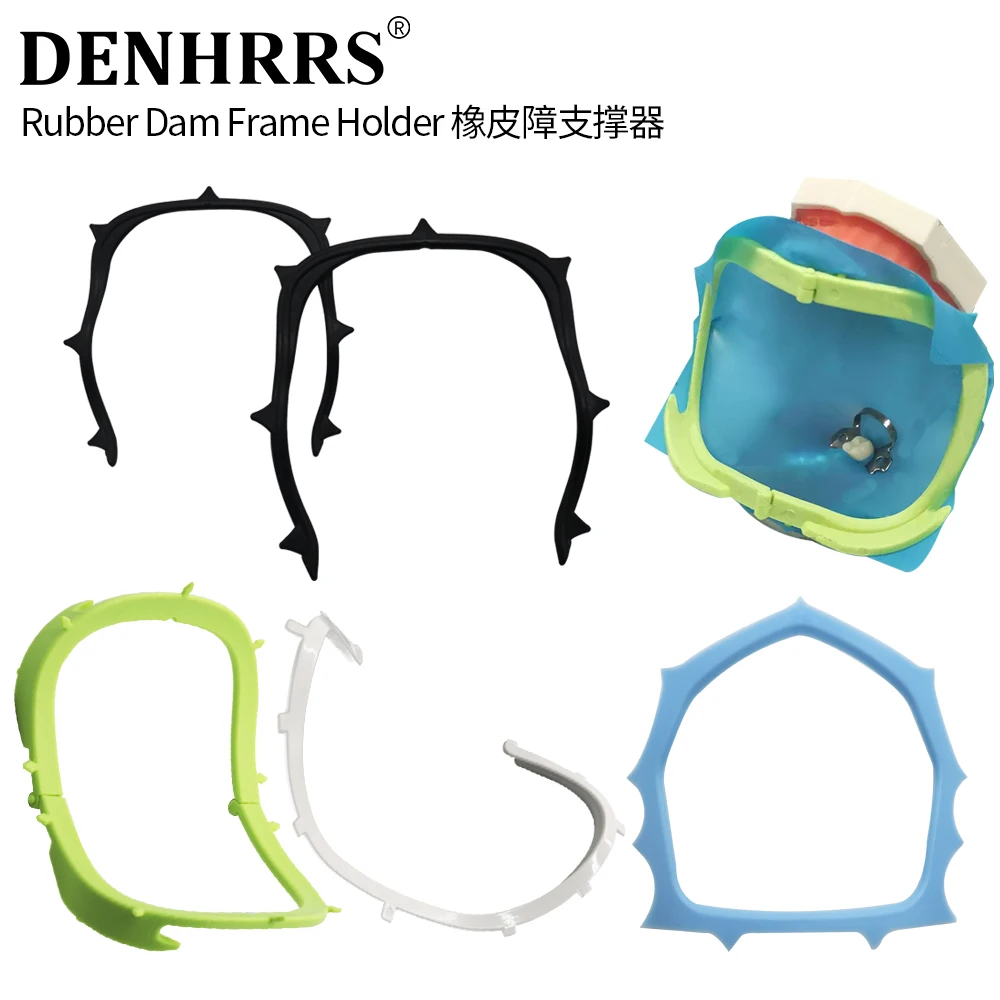 

Dental Plastic Rubber Dam Frame High Temperature Autoclavable Oral Rubber Barrier Bracket Holde