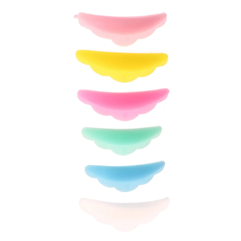 5 paires de recourbeurs en Silicone, coussinets de cils, outils de permanente d'extension de cils, Kit de levage de cils multicolore, accessoires réutilisables