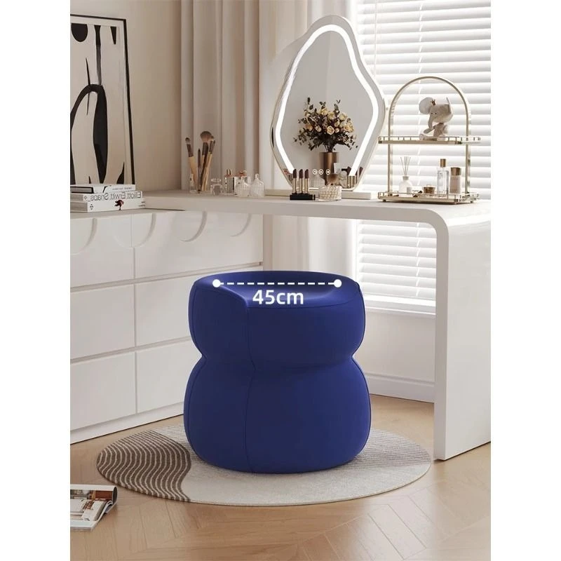 Dressing Stool Bedroom Makeup Chair, Girls Cream Wind Dresser Chair