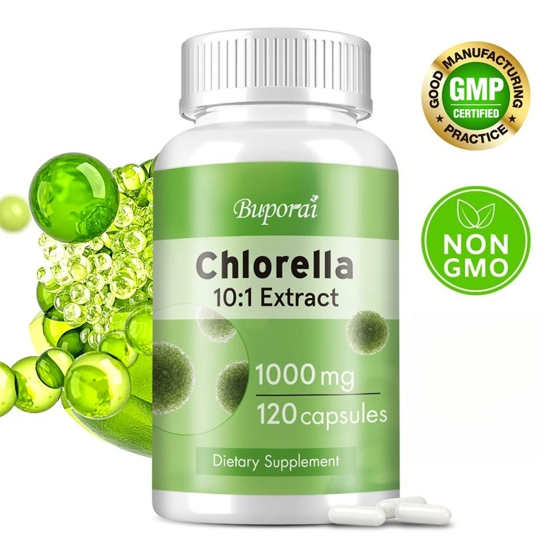 

Chlorella Extract - Supports Metabolism, Promotes Gut Health, Naturally Purifies and Detoxifies, and Improves Energy Levels