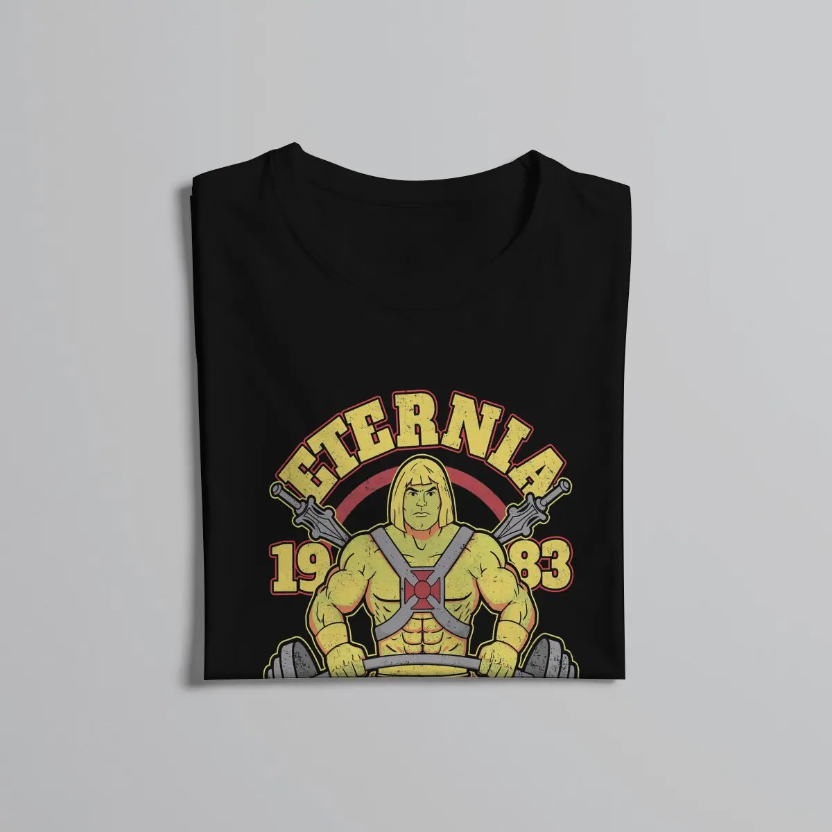 Eternia Gym He Man Masters Of The Universe T Shirt Fashion Crewneck TShirt Polyester Tops