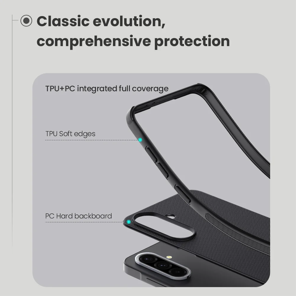 Nillkin لهاتف سامسونج جالاكسي A36 5G Magsafe حافظة متجمد شيلد برو شحن لاسلكي مغناطيسي غطاء أسود لهاتف سامسونج A36 5G