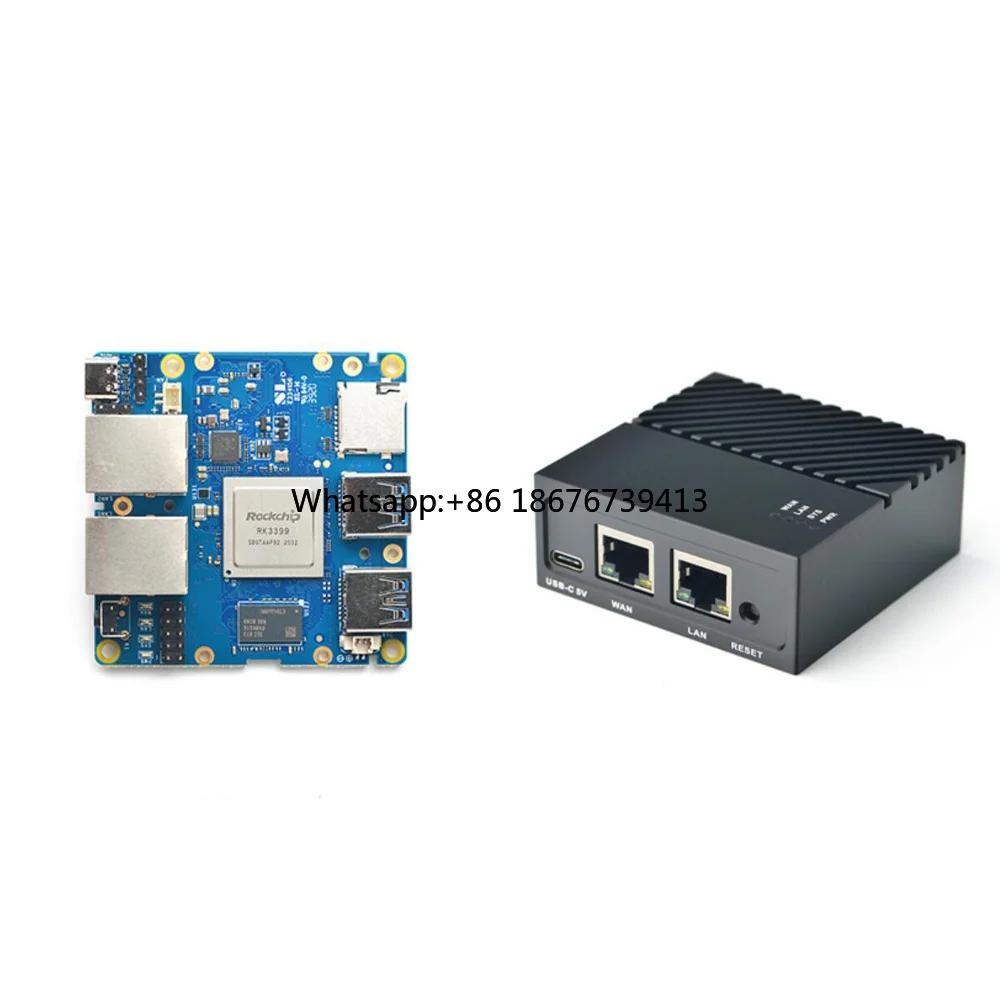 Hot Seller NanoPi R4S R4SE Open Source USB3 Development Board 4GB Metal Enclosure RK3399 Dual Gigabit Ethernet