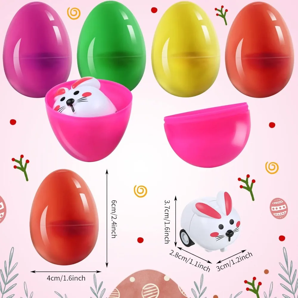 풀백 자동차 세트 합금 동물 모형 ‌ 레이싱 차량 자동차 장난감 서프라이즈 에그 소년 소녀 유아 파티 선물 크리스마스 선물