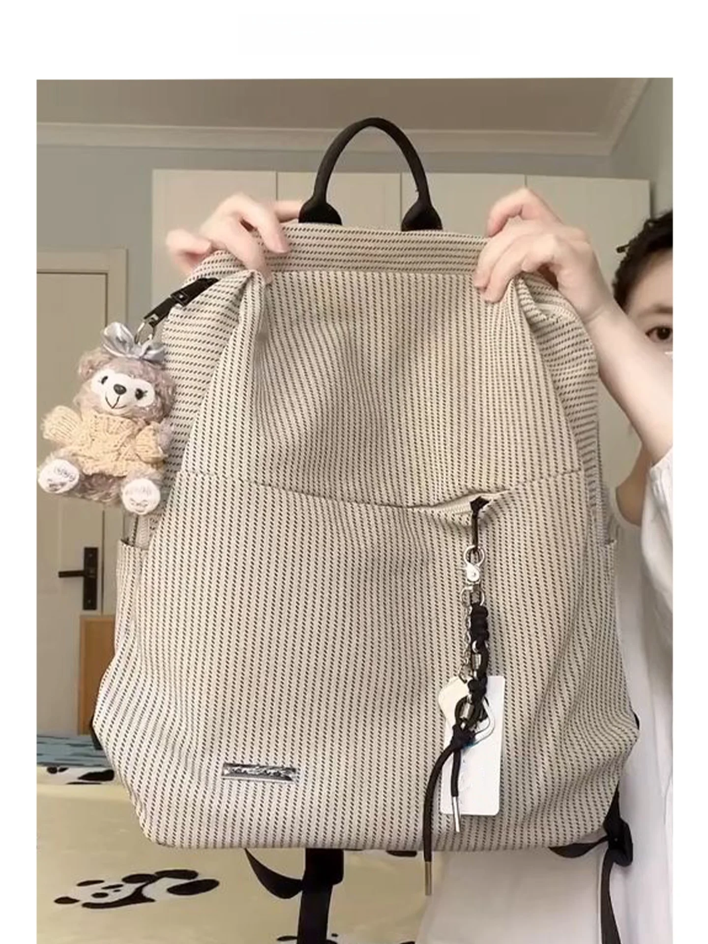 ultra-lightweight-large-capacity-women's-backpack-2026-new-style-travel-commuting-versatile-backpack-soft-handle-zipper-closure