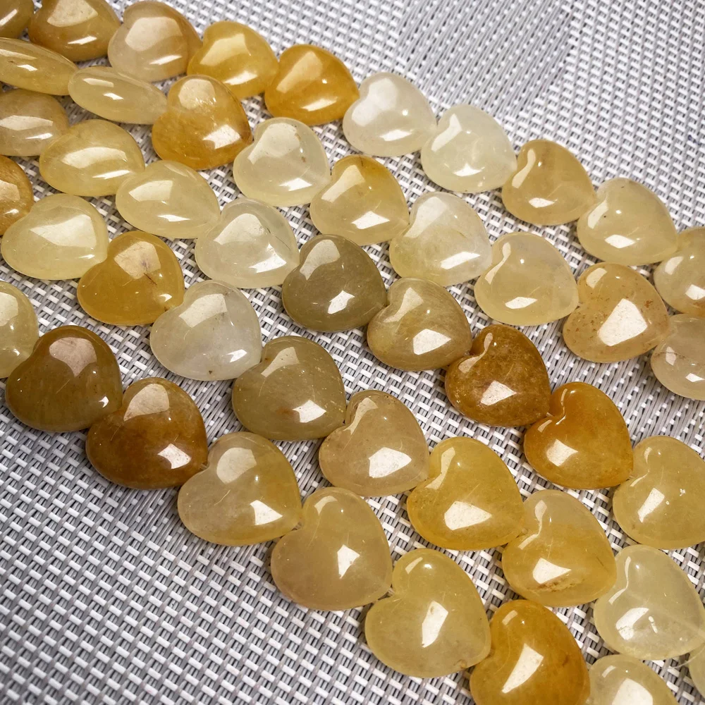 11pcs/lot Natural Agates Stone Bead Heart Shape Loose Bead for Making Jewelry Necklace Bracelet Length 20cm Size 16x16x8mm