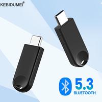 Type C Bluetooth Adapter Bluetooth 5.3 5.0 Dongle Adaptador for PC Laptop Wireless Speaker Audio Receiver USB Transmitter